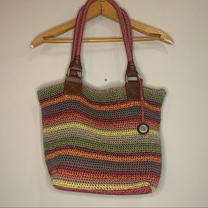 3/20$ The Sak multi coloured shoulder bag
